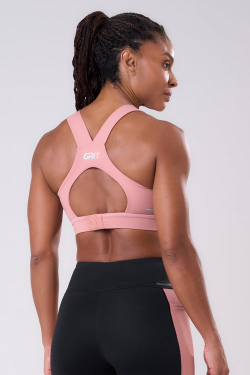 GRIT BOSSA AJUSTABLE RACERBACK WITH 1 POCKET SPORTS BRA