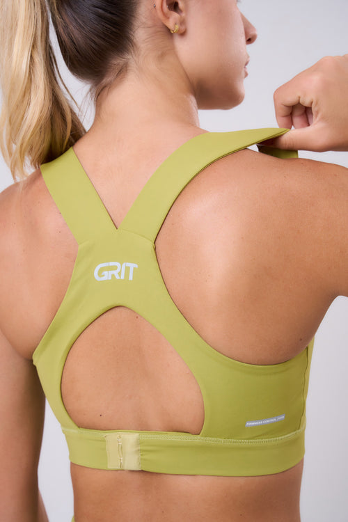 GRIT BOSSA AJUSTABLE RACERBACK WITH 1 POCKET SPORTS BRA