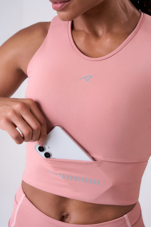 GRIT BOSSA CROP TOP WITH LARGE FRONT POCKET