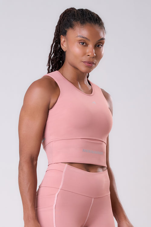 GRIT BOSSA CROP TOP WITH LARGE FRONT POCKET