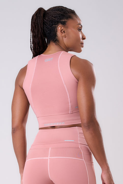 GRIT BOSSA CROP TOP WITH LARGE FRONT POCKET