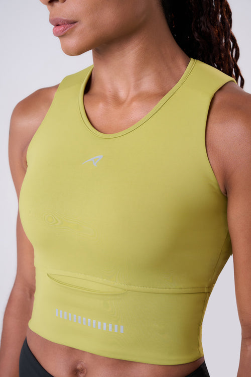GRIT BOSSA CROP TOP WITH LARGE FRONT POCKET