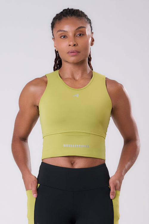 GRIT BOSSA CROP TOP WITH LARGE FRONT POCKET
