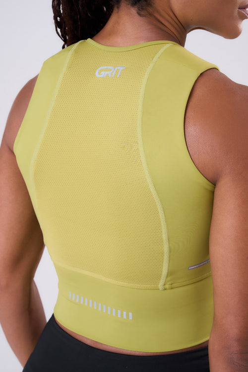 GRIT BOSSA CROP TOP WITH LARGE FRONT POCKET