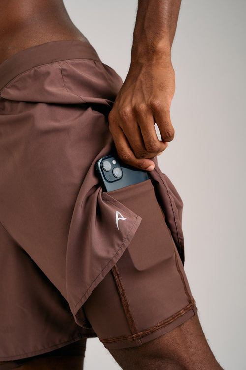 GRIT BOSSA 3-POCKET 5" SHORTS WITH INNER TIGHTS MEN