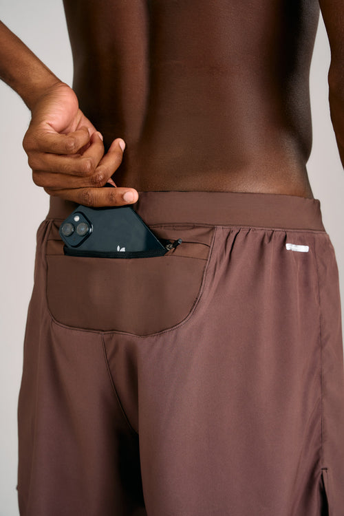GRIT BOSSA 3-POCKET 5" SHORTS WITH INNER TIGHTS MEN
