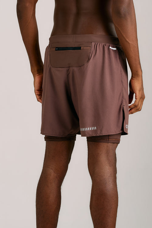GRIT BOSSA 3-POCKET 5" SHORTS WITH INNER TIGHTS MEN