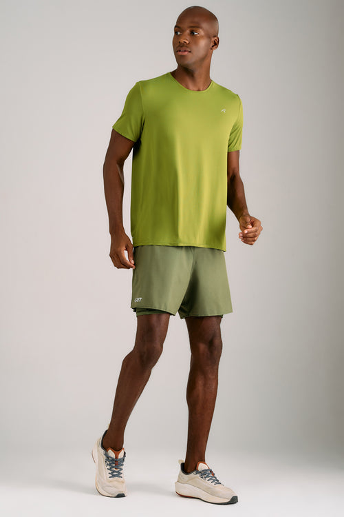 GRIT BOSSA 3-POCKET 5" SHORTS WITH INNER TIGHTS MEN