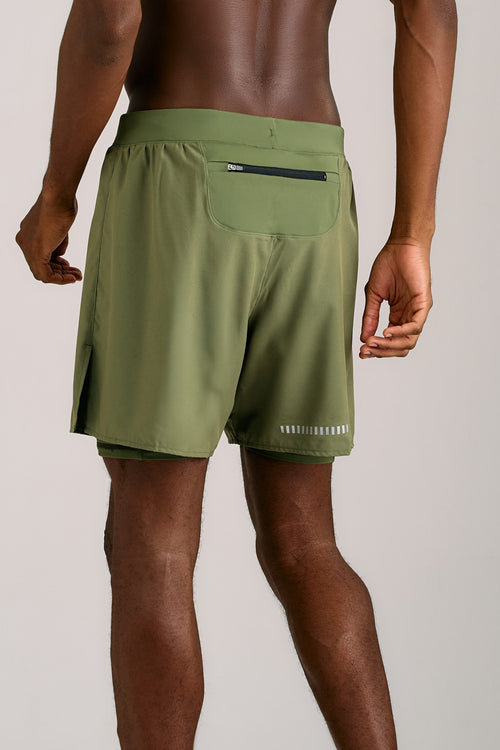 GRIT BOSSA 3-POCKET 5" SHORTS WITH INNER TIGHTS MEN