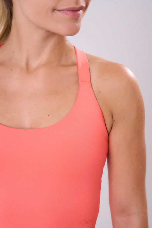 ESSENTIAL RUN LENGTHY CROPPED SPORTS BRA