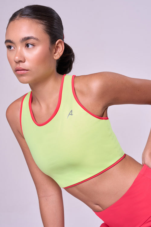 SIGNATURE SAMBA 1 LARGE POCKET RACERBACK REVERSIBLE SPORTS BRA