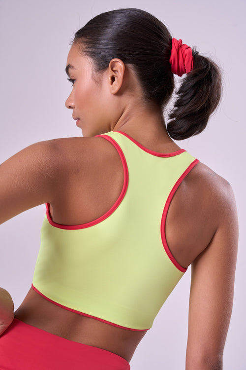 SIGNATURE SAMBA 1 LARGE POCKET RACERBACK REVERSIBLE SPORTS BRA