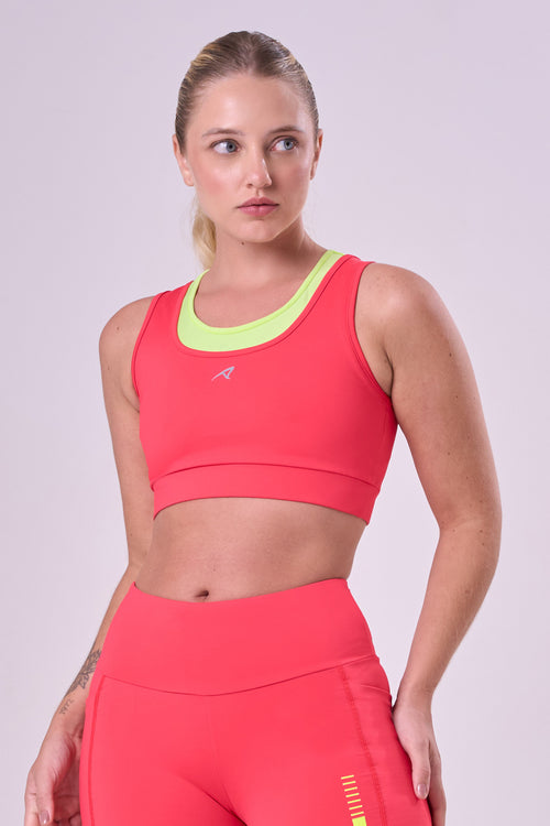 SIGNATURE SAMBA 2-IN-1 REVERSIBLE SPORTS BRA