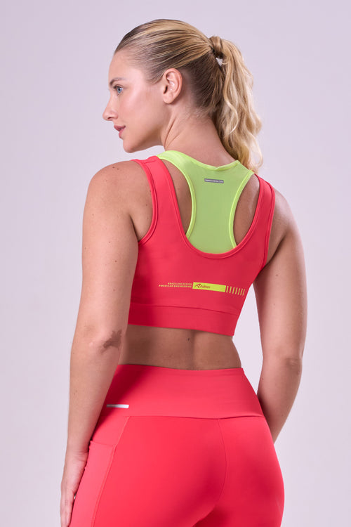 SIGNATURE SAMBA 2-IN-1 REVERSIBLE SPORTS BRA