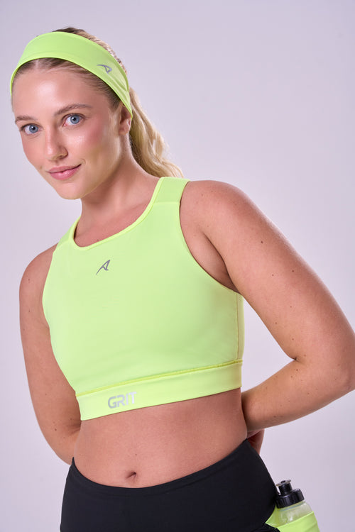 GRIT BOSSA ADJUSTABLE 1 POCKET RACERBACK SPORTS BRA