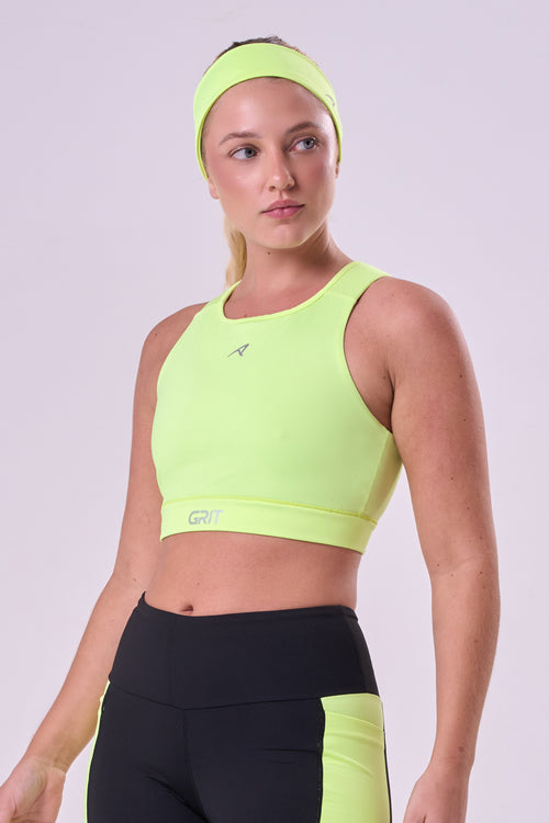 GRIT BOSSA ADJUSTABLE 1 POCKET RACERBACK SPORTS BRA