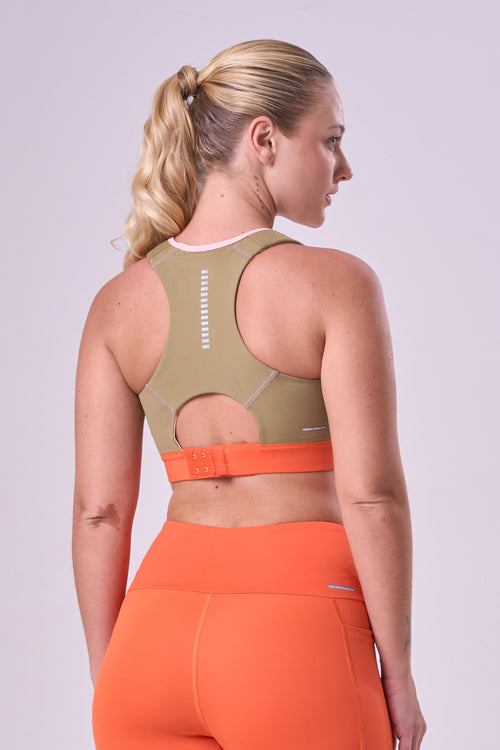 GRIT BOSSA ADJUSTABLE 1 POCKET RACERBACK SPORTS BRA