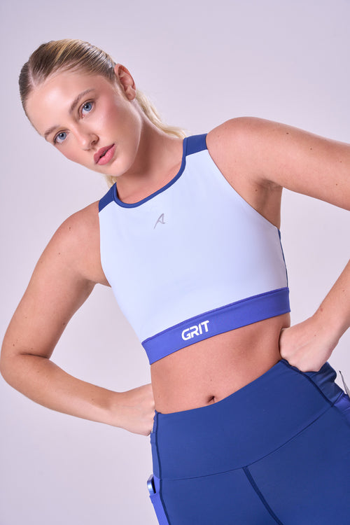 GRIT BOSSA ADJUSTABLE 1 POCKET RACERBACK SPORTS BRA