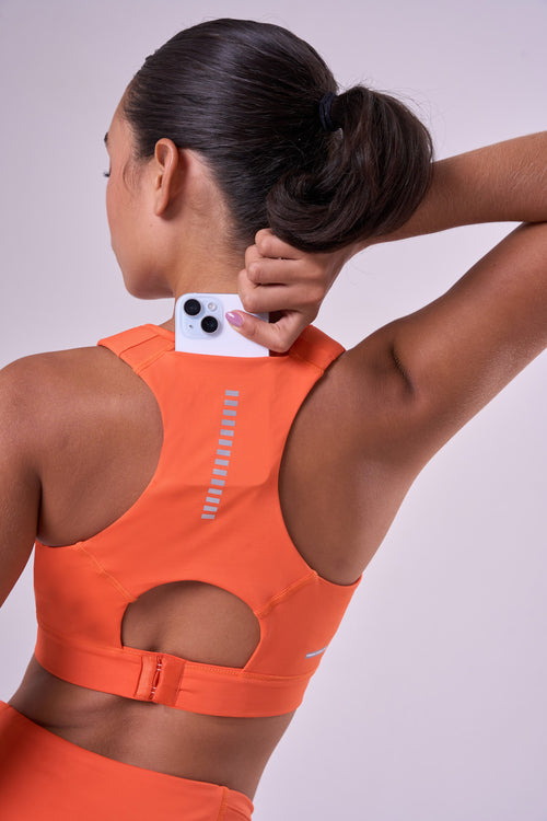 GRIT BOSSA ADJUSTABLE 1 POCKET RACERBACK SPORTS BRA