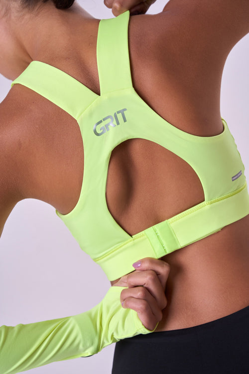 GRIT BOSSA AJUSTABLE RACERBACK WITH 1 POCKET SPORTS BRA