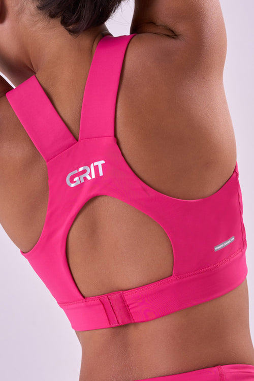 GRIT BOSSA AJUSTABLE RACERBACK WITH 1 POCKET SPORTS BRA