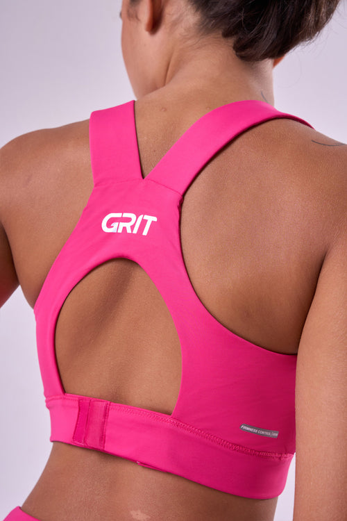 GRIT BOSSA AJUSTABLE RACERBACK WITH 1 POCKET SPORTS BRA