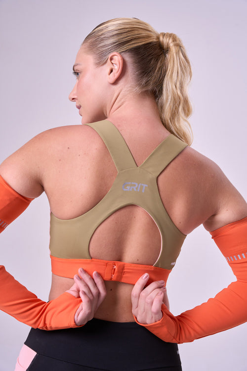GRIT BOSSA AJUSTABLE RACERBACK WITH 1 POCKET SPORTS BRA