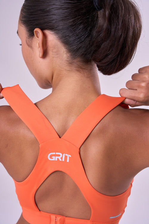 GRIT BOSSA AJUSTABLE RACERBACK WITH 1 POCKET SPORTS BRA