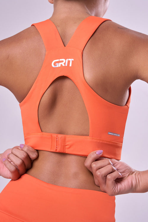 GRIT BOSSA AJUSTABLE RACERBACK WITH 1 POCKET SPORTS BRA
