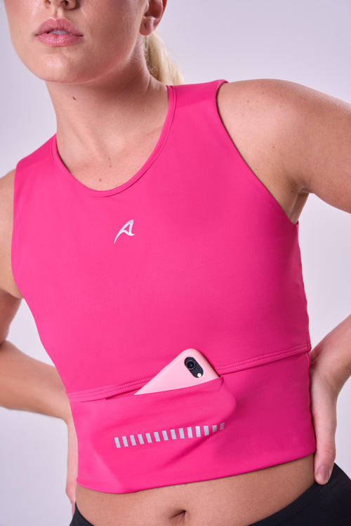 GRIT BOSSA CROP TOP WITH LARGE FRONT POCKET