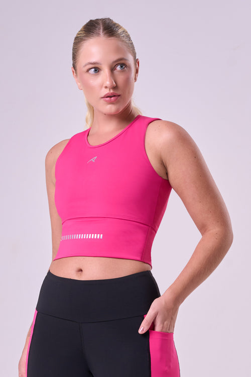 GRIT BOSSA CROP TOP WITH LARGE FRONT POCKET