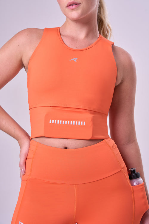 GRIT BOSSA CROP TOP WITH LARGE FRONT POCKET