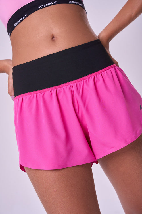 SPRINT GINGA ULTRALIGHT 3" SHORTS WITH BAMBOO LINER, 2 POCKETS & POWER WAISTBAND WITH ZIPPERBONDED SEAMS