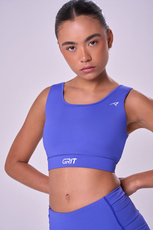 GRIT BOSSA ADJUSTABLE 1-POCKET STRAIGHT SPORTS BRA
