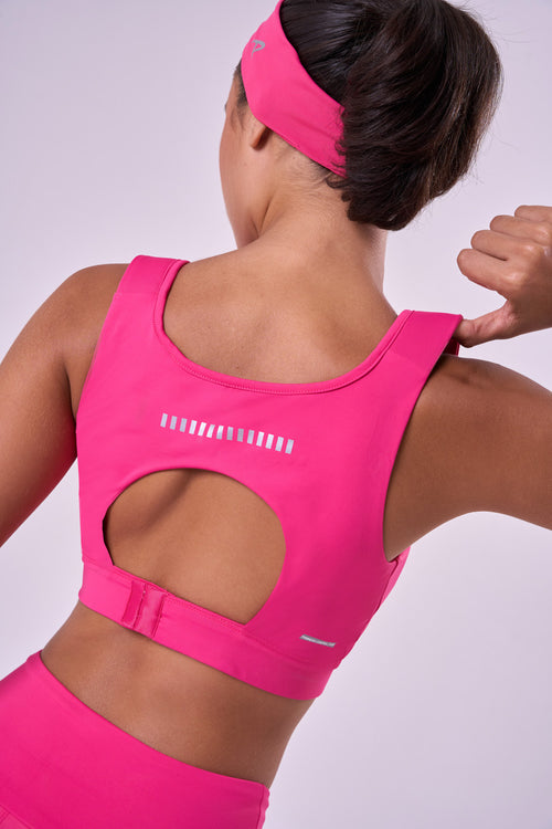 GRIT BOSSA ADJUSTABLE 1-POCKET STRAIGHT SPORTS BRA