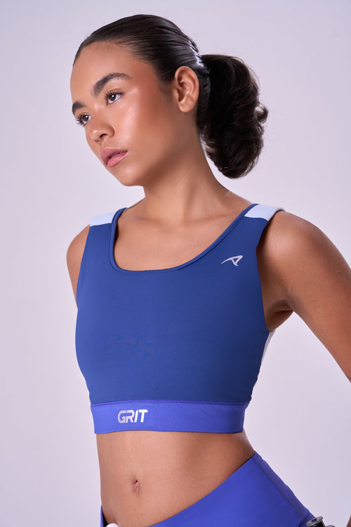GRIT BOSSA ADJUSTABLE 1-POCKET STRAIGHT SPORTS BRA