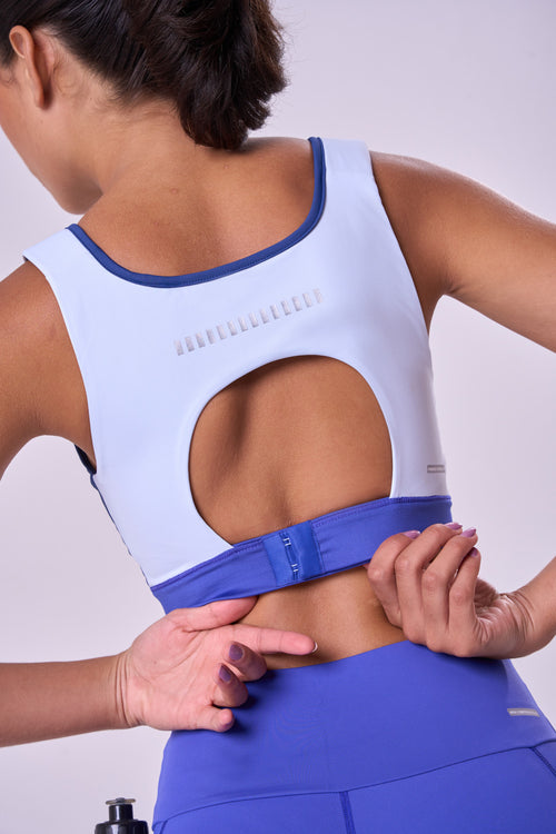 GRIT BOSSA ADJUSTABLE 1-POCKET STRAIGHT SPORTS BRA