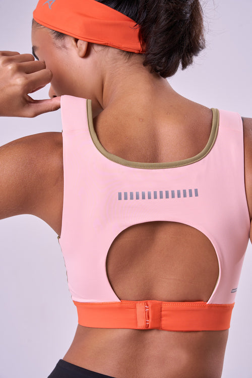 GRIT BOSSA ADJUSTABLE 1-POCKET STRAIGHT SPORTS BRA