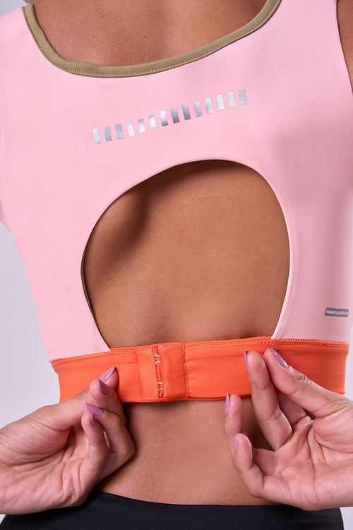 GRIT BOSSA ADJUSTABLE 1-POCKET STRAIGHT SPORTS BRA