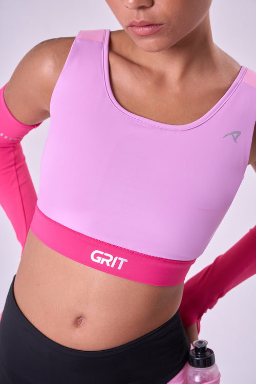 GRIT BOSSA ADJUSTABLE 1-POCKET STRAIGHT SPORTS BRA