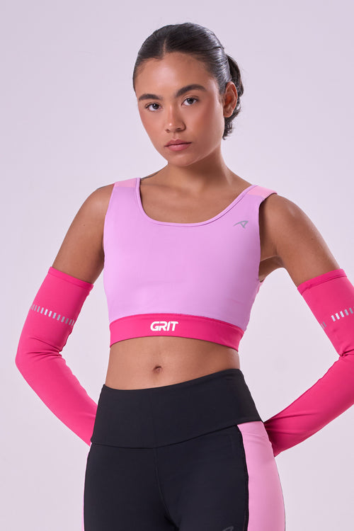 GRIT BOSSA ADJUSTABLE 1-POCKET STRAIGHT SPORTS BRA