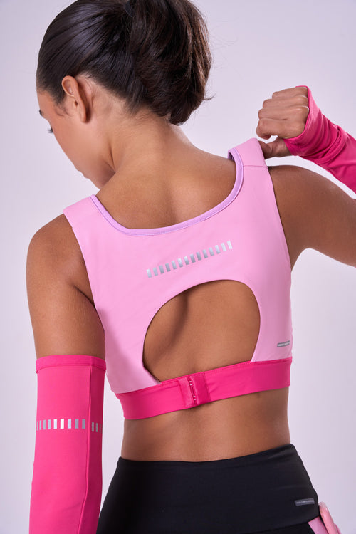 GRIT BOSSA ADJUSTABLE 1-POCKET STRAIGHT SPORTS BRA