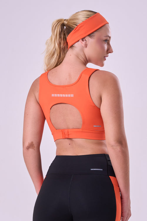 GRIT BOSSA ADJUSTABLE 1-POCKET STRAIGHT SPORTS BRA