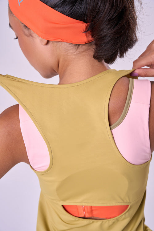KEEP COOL SLIT DYNAMIC UV50 RACERBACK TANK WOMEN