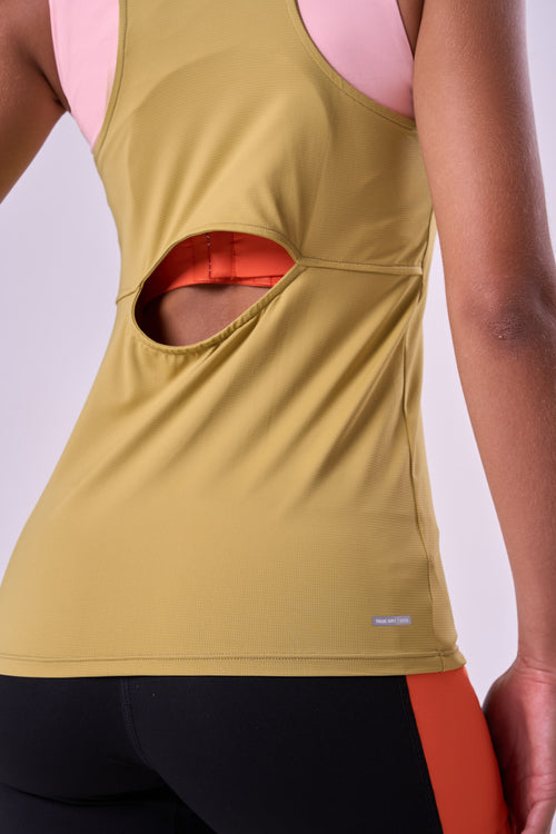 KEEP COOL SLIT DYNAMIC UV50 RACERBACK TANK WOMEN