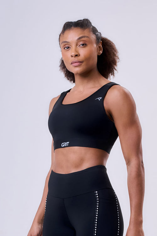 GRIT BOSSA ADJUSTABLE 1 POCKET TANKBACK SPORTS BRA