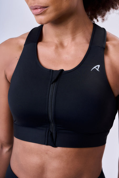 GRIT BOSSA AJUSTABLE 1 POCKET RACERBACK W/ ZIPPER SPORTS BRA