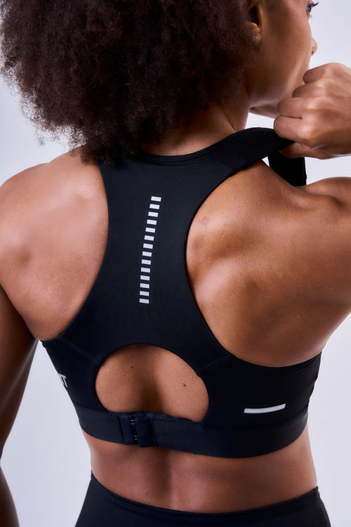 GRIT BOSSA AJUSTABLE 1 POCKET RACERBACK W/ ZIPPER SPORTS BRA