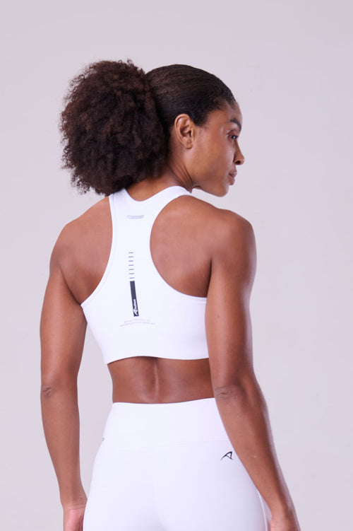 SIGNATURE SAMBA RACERBACK ZIP SPORTS BRA