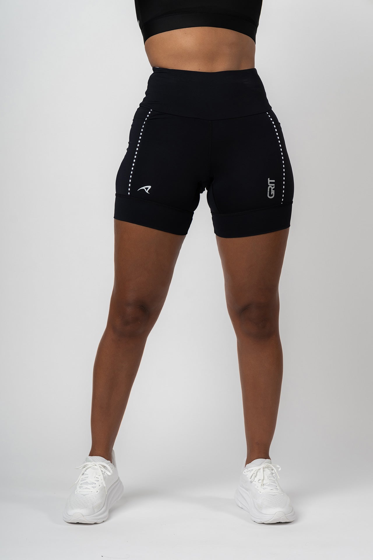 6 shops inch compression shorts